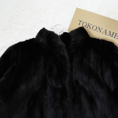 Dark Mink Coat - SAGA MINK Vintage Fur Japan
