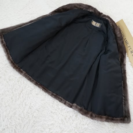 Blue Iris Mink Coat - Royal Saga Mink Genuine Vintage Fur Japan