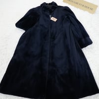 Shaved Mink Navy Dyed - SAGA MINK Genuine Vintage Fur Japan