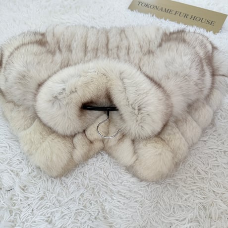SAGA Blue Fox Coat Genuine Vintage Fur Japan