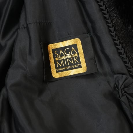 Vintage Fur Japan Dark Minnk Jacket -SAGA MINK