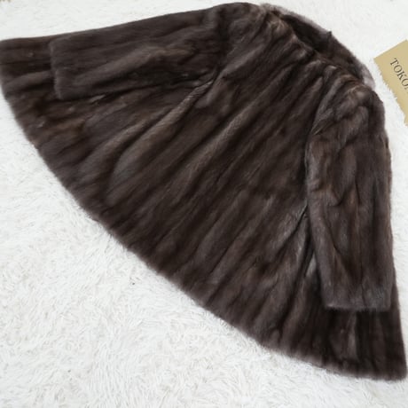 Blue Iris Mink Coat - Royal Saga Mink Genuine Vintage Fur Japan