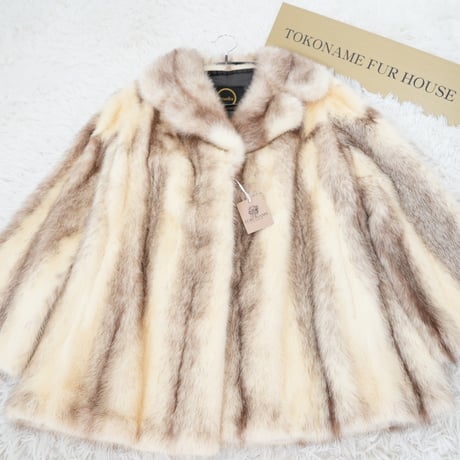 Cross Mink Jacket Genuine Vintage Fur Japan
