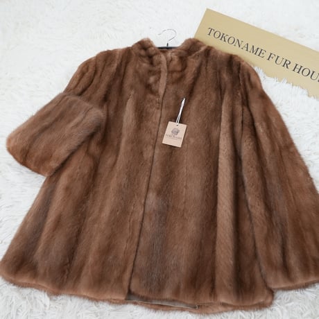 Demi Buff Mink Jacket Genuine Vintage Fur Japan