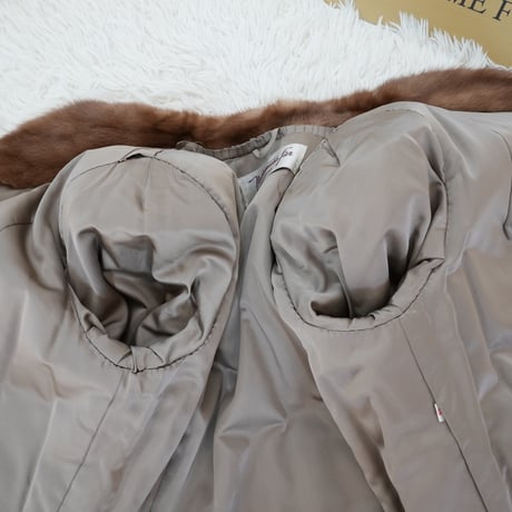 Demi Buff Mink Jacket Genuine Vintage Fur Japan