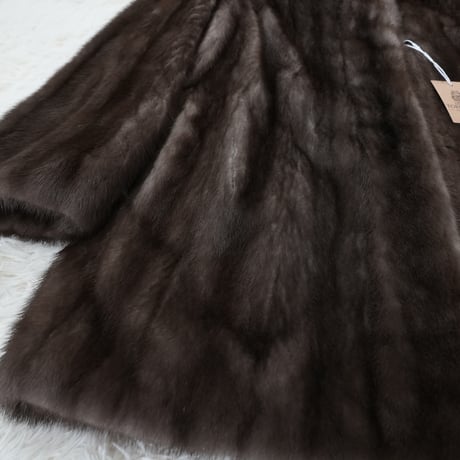 Blue Iris Mink Coat - Royal Saga Mink Genuine Vintage Fur Japan
