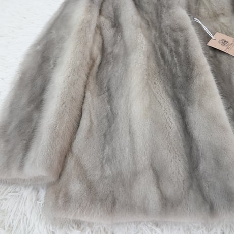 Sapphire mink fur Jacket Genuine Vintage Fur Japan