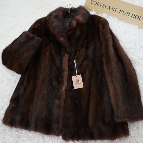 Dark Mink Jacket Vintage Fur Japan