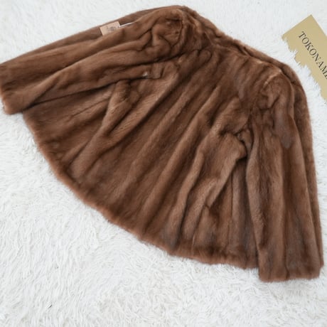Demi Buff Mink Jacket Genuine Vintage Fur Japan