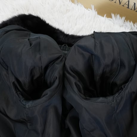 Dark Mink Coat - SAGA MINK Vintage Fur Japan