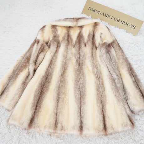 Cross Mink Jacket Genuine Vintage Fur Japan