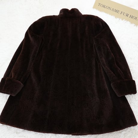 Shaved Mink  Paisley Pattern - EMBA Genuine Vintage Fur Japan