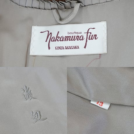 Demi Buff Mink Jacket Genuine Vintage Fur Japan