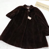 Shaved Mink  Paisley Pattern - EMBA Genuine Vintage Fur Japan