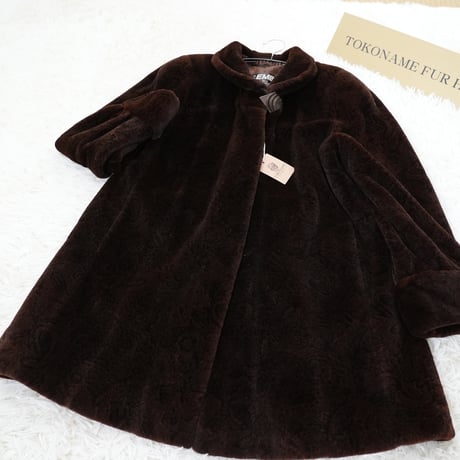 Shaved Mink  Paisley Pattern - EMBA Genuine Vintage Fur Japan