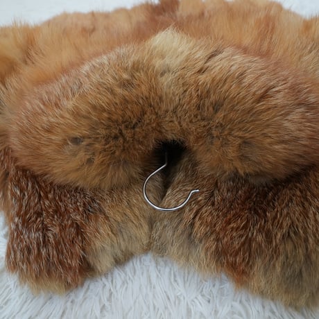 Red Fox Coat Genuine Vintage Fur Japan