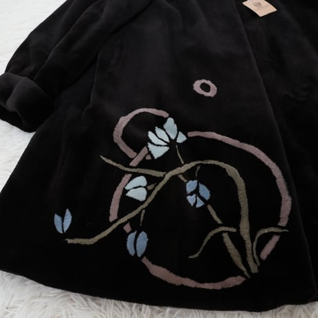 Shaved Mink Design Coat - SAGA MINK Genuine Vintage Fur Japan