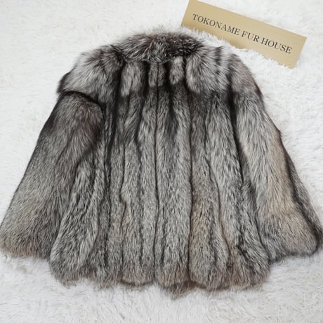 Silver Fox Coat - Royal SAGA MINK Vintage Fur Japan