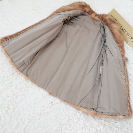 Demi Buff Mink Jacket Genuine Vintage Fur Japan