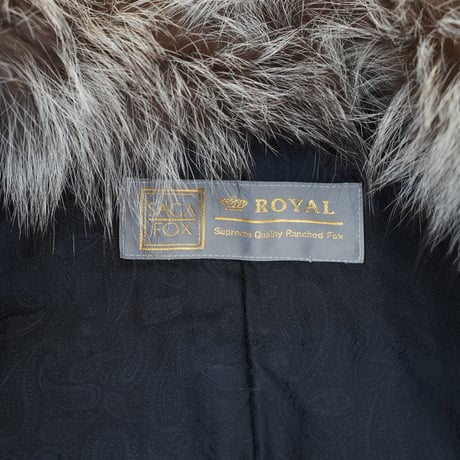 Silver Fox Coat - Royal SAGA MINK Vintage Fur Japan