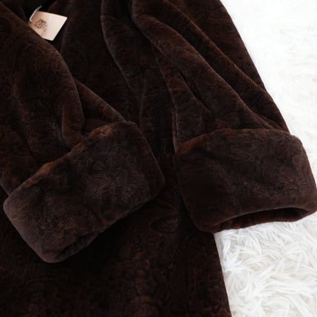 Shaved Mink  Paisley Pattern - EMBA Genuine Vintage Fur Japan