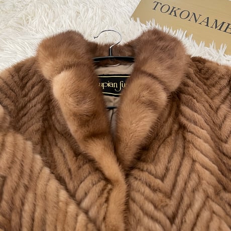 Demi Buff Mink Jacket Vintage Fur Japan