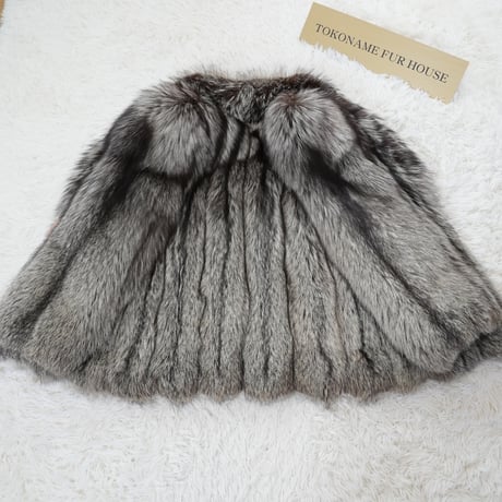 Silver Fox Coat - Royal SAGA MINK Vintage Fur Japan