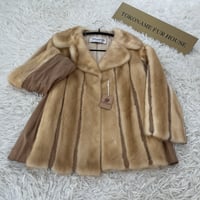 Pastel Mink Jacket Genuine Vintage Fur Japan