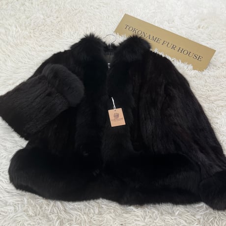 Mink and Fox Fur Jacket Vintage Fur Japan