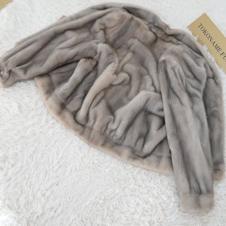 Men's Sapphire Mink Jacket - SAGA MINK Genuine Vintage Fur Japan