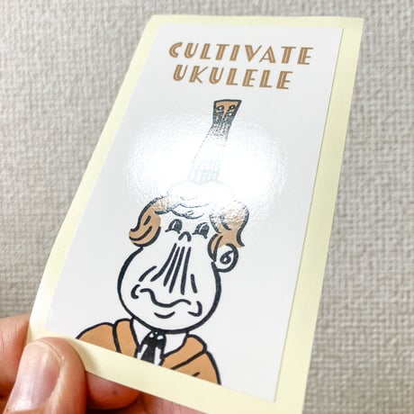 CULTIVATE UKULELE オリジナルステッカー（名刺サイズ）