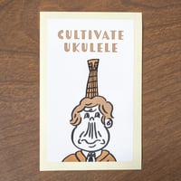 CULTIVATE UKULELE オリジナルステッカー（名刺サイズ）