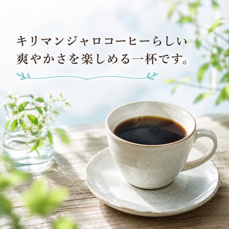 タンザニア キリマンジャロ AA 200g｜爽やかな酸味の中浅煎り｜自家焙煎コーヒー豆