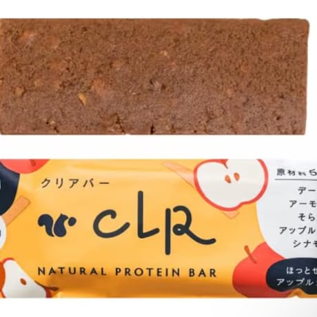 アップルシナモン【甘いものがどうしても！】クリアバー グルテンフリー ヴィーガン 無添加 砂糖類不使用 栄養バー