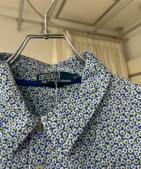 90s Polo Ralph Lauren フラワープリント ポロシャツ