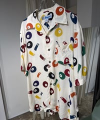 90s UTILTY レーヨン開襟シャツ