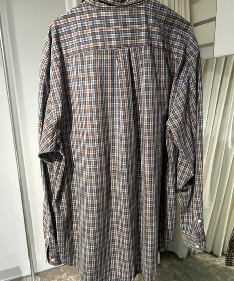 00s GAP チェックボタンダウンシャツ