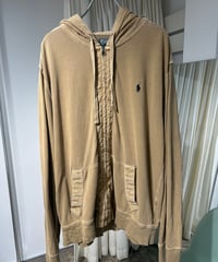 90s Polo Ralph Lauren 鹿の子ジップアップパーカー
