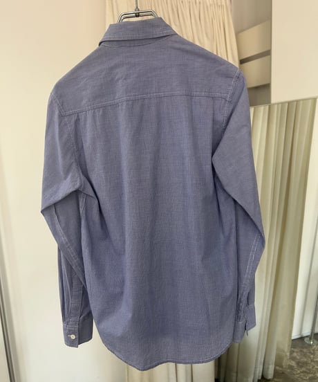 COMME des GARCONS HOMME PLUS カモ柄切り替え チェックシャツ