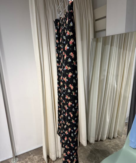 90s Lizwear レーヨン花柄スカート