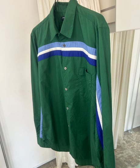 COMME des GARCONS HOMME マルチライン コットンシャツ