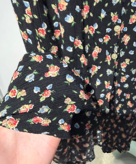 90s Lizwear レーヨン花柄スカート