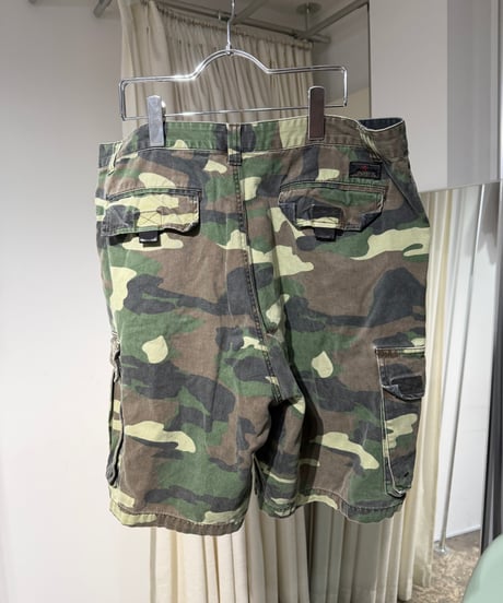 90s カモ柄 コットンカーゴショーツ