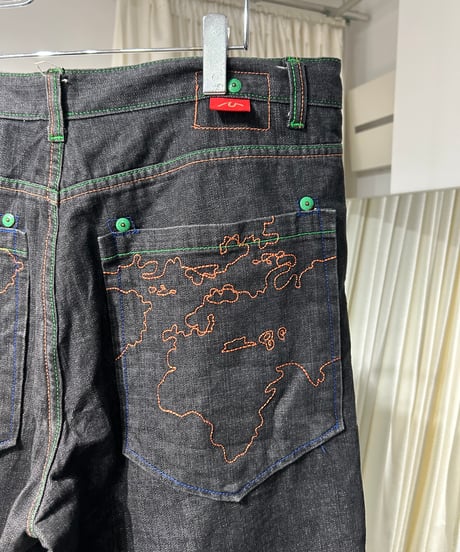MEMBER'S PROPERTY 地図柄ワイドショーツ