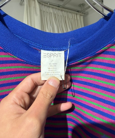 00s ESPRIT マルチボーダー ロンT