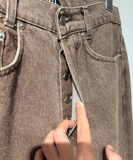 90s イタリア製 Gianfranco Ferré Jeans ブラウンデニムパンツ