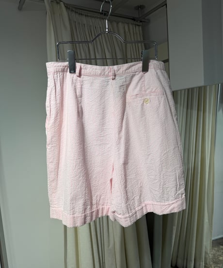 90s Lauren コットンシアサッカー ショーツ