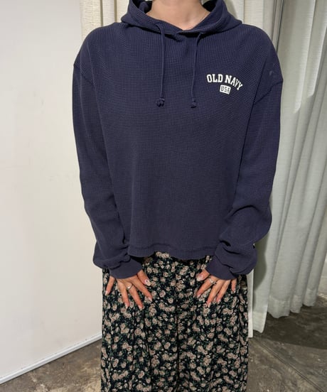 90s OLD NAVY ワッフルパーカー
