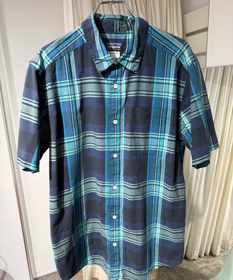 10s Patagonia チェック半袖シャツ