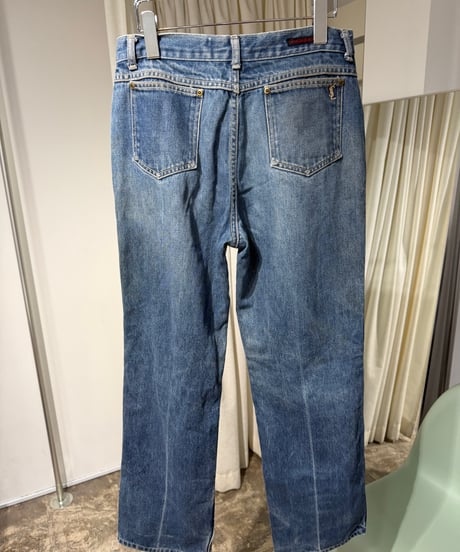 80s アメリカ製 YVES SAINT LAURENT デニムパンツ